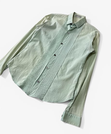 S/S 2005 DIOR HOMME “BECK” ACCORDION SHEER SHIRT