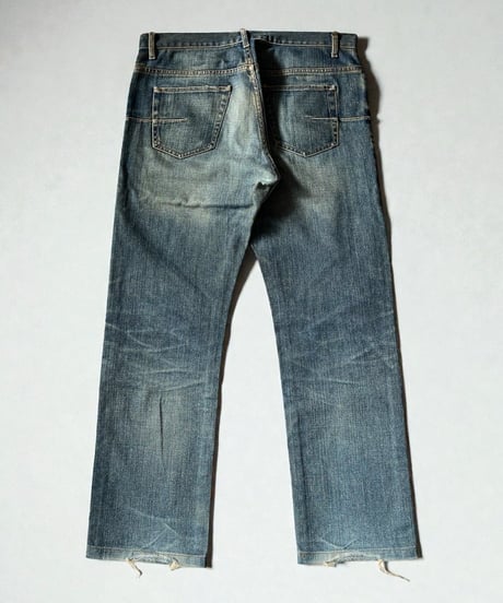 A/W 2005 DIOR HOMME “GRAM ROCK” RED-RUST DENIM