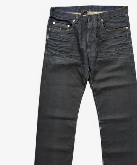 A/W 2005 DIOR HOMME “GLAM ROCK” WRINKLED COATED DENIM［30］