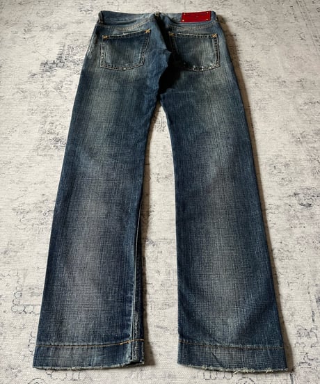 2000s DOLCE&GABBANA scratch denim