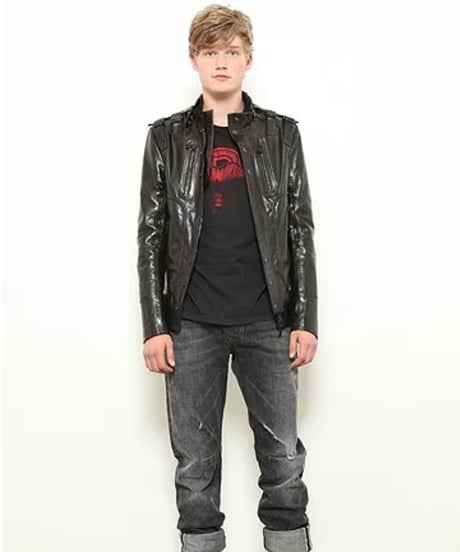 S/S 2011 BALMAIN HOMME BY CHRISTOPHE DECARNIN DISTRESSED B TIGER T-SHIRT［L］