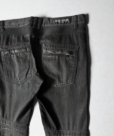 A/W 2010 BALMAIN BY CHRISTOPHE DECARNIN DAMAGE BIKER DENIM