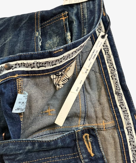 S/S 2007 NUMBER (N)INE “ABOUT A BOY” OG MUDWASH ZIPPO DENIM［2］