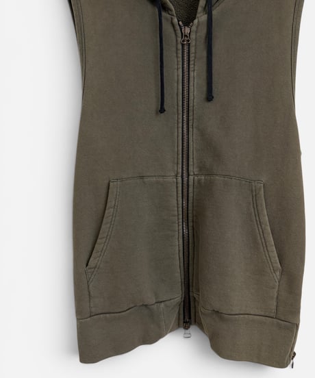 A/W 2010 BALMAIN BY CHRISTOPHE DECARNIN WIRE ZIP HOODIE VEST［M］