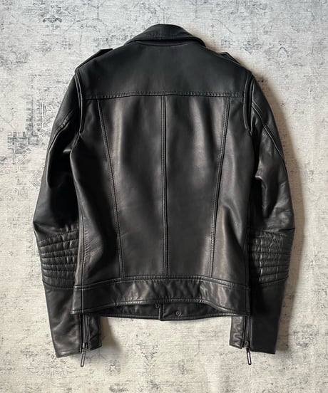 Early 2010s Galaabend sheep skin biker jacket