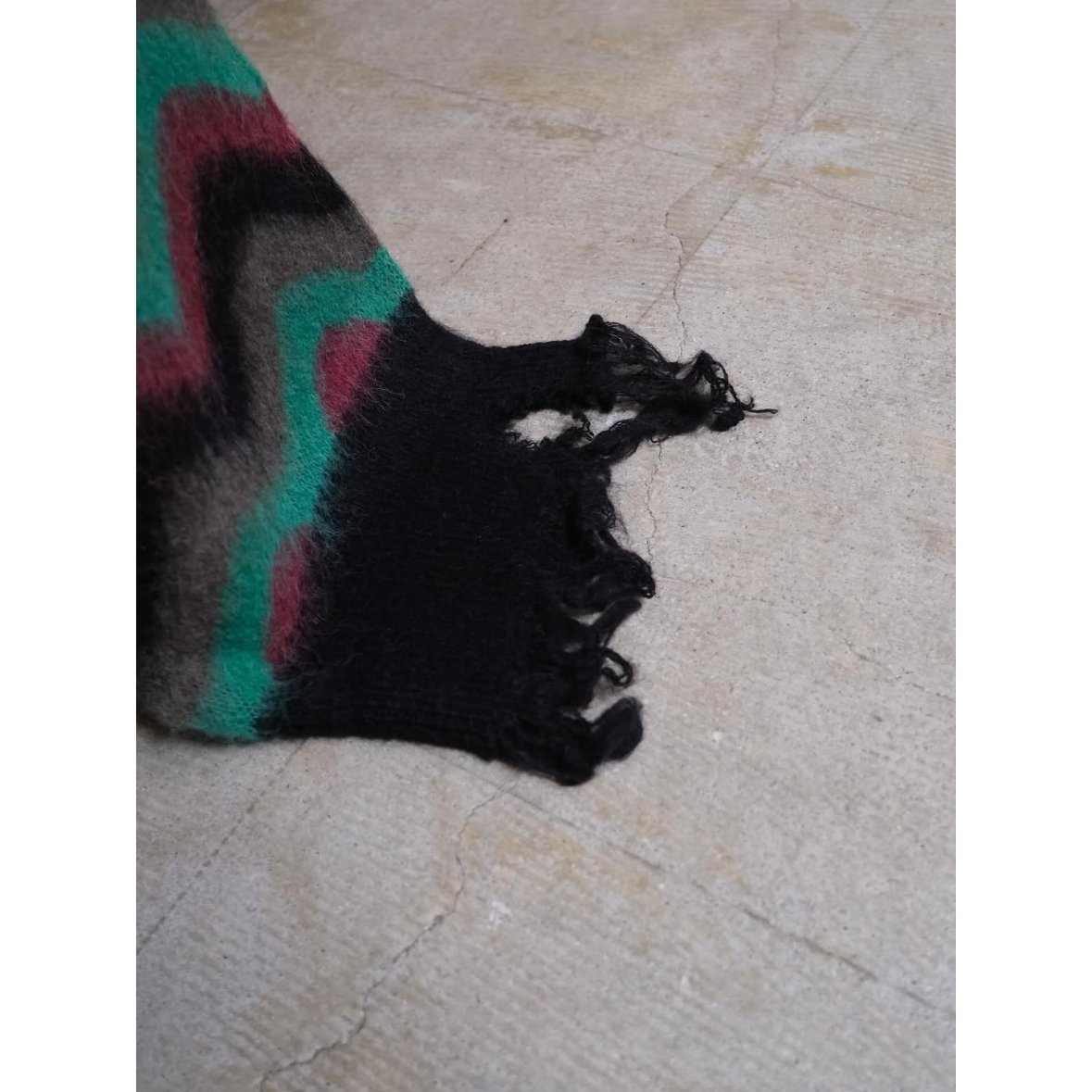 Lamrof Wave Mohair Cardigan | noktual