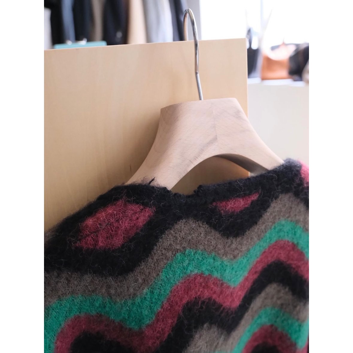 Lamrof Wave Mohair Cardigan | noktual