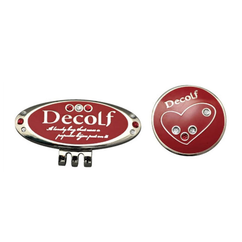 ゴルフマーカー クリップ セット レディース B | Decolf online store