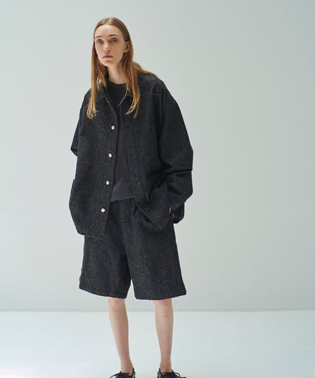 SANMONT Cotton Silk Denim Work Jacket