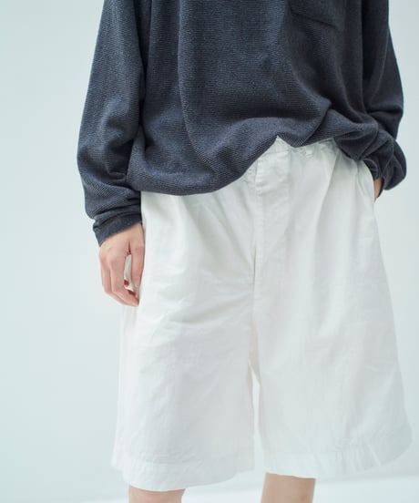 SANMONT Silk Noir Knit L/S Crew Neck