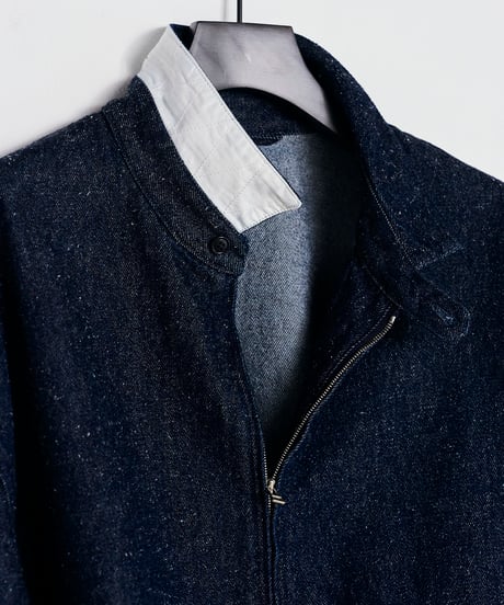 SANMONT Cotton Silk Denim Swing Top