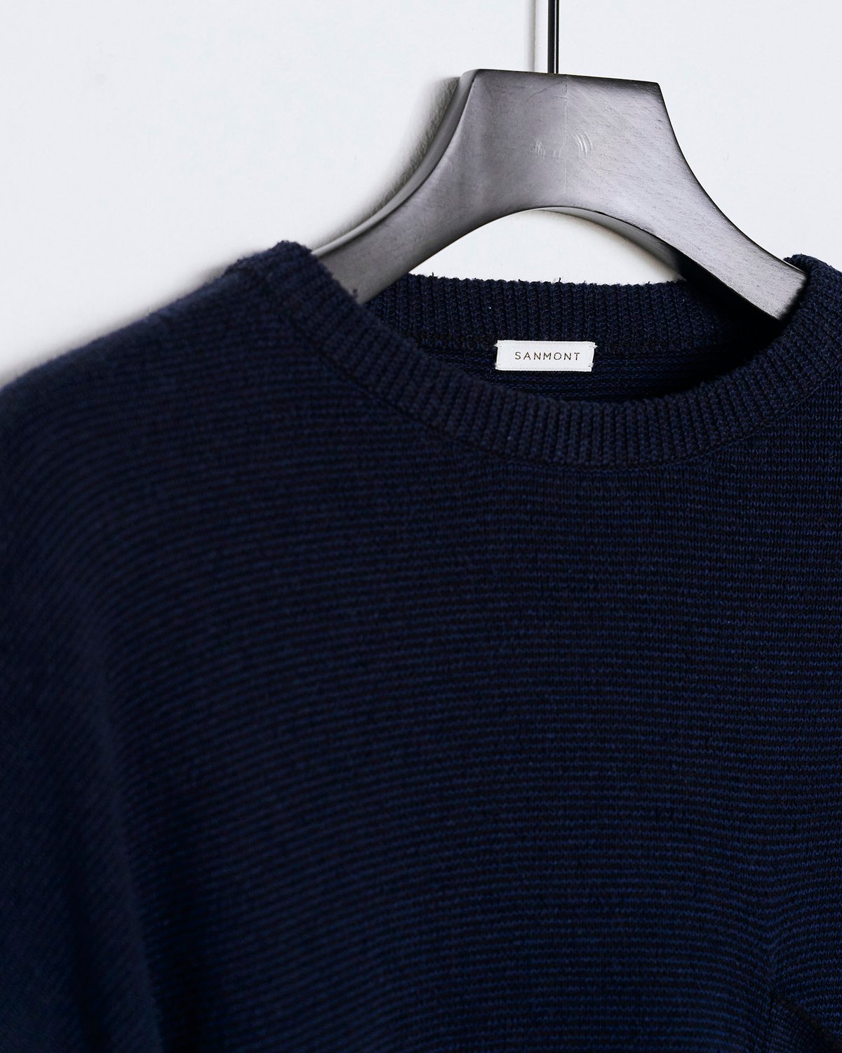 Y*i様 SANMONT Silk Knit シルクニット　 ネイビー SANMONT Silk Noir Knit L/S Crew Neck (wide) |