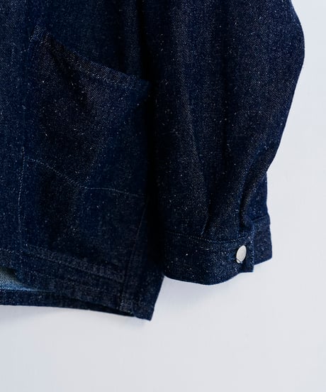 SANMONT Cotton Silk Denim Work Jacket