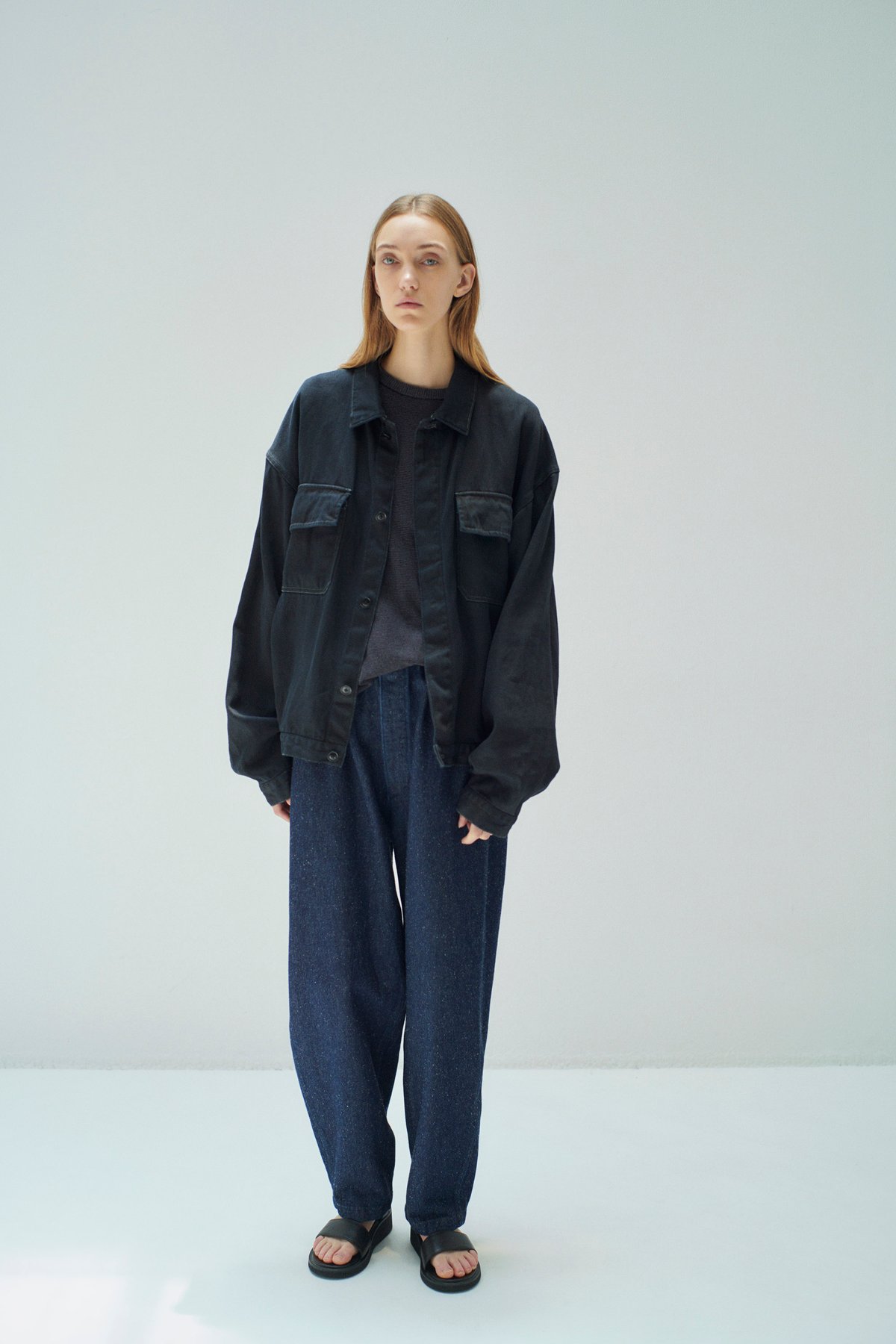 SANMONT Linen Work Jacket | SAN ROOM