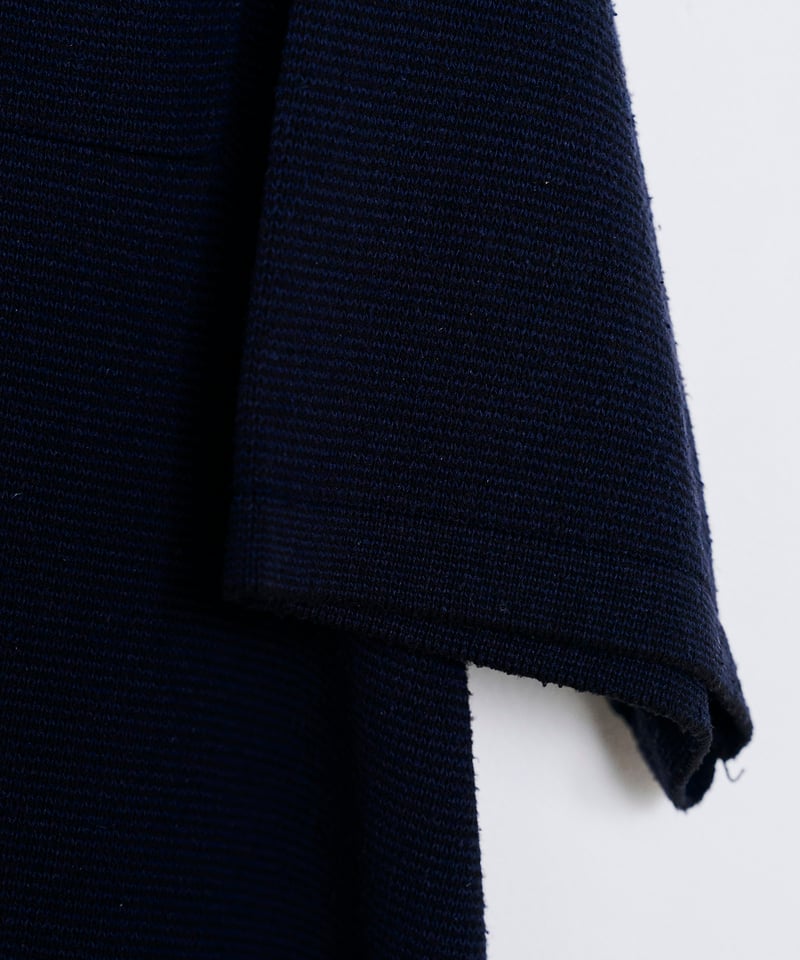 SANMONT Silk Noir Knit S/S Crew Neck (wide) | S