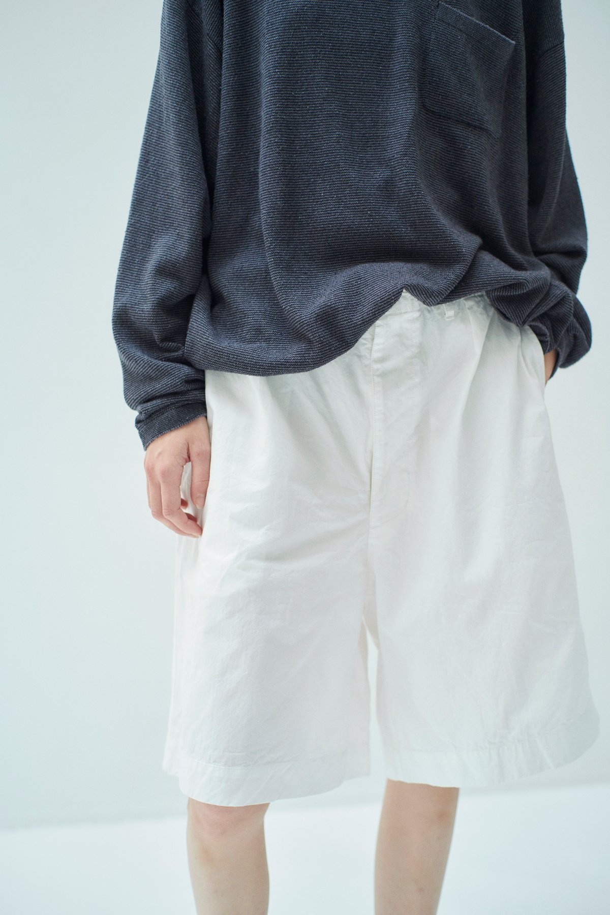 SANMONT 2Tuck Work Shorts | SAN ROOM