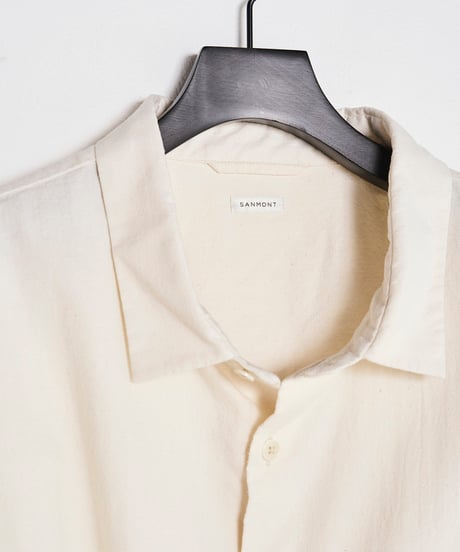 SANMONT Cotton Silk Nep  H/S Shirt