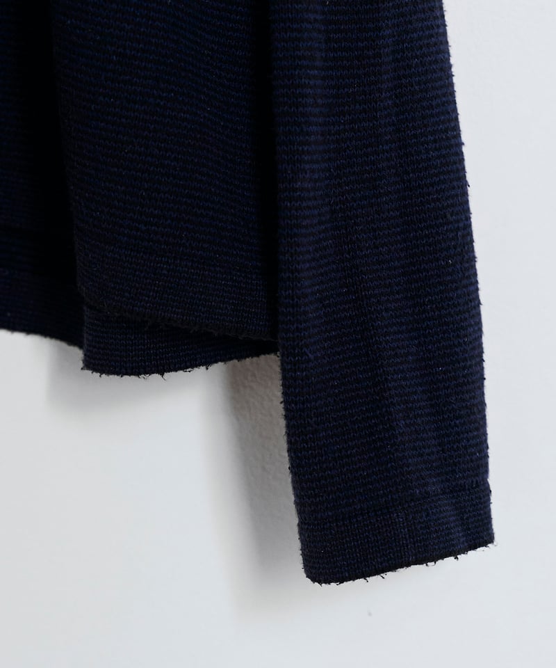 SANMONT サンモント Silk Noir Knitwear 2 ネイビー SANMONT Silk Noir Knit L/S Crew Neck (wide) |