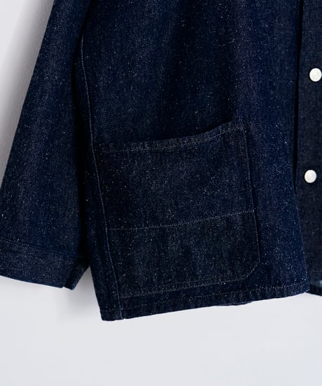 SANMONT Cotton Silk Denim Work Jacket