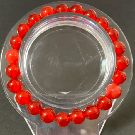 古代文字付与パワーストーン ブレスレット 8色 8mm