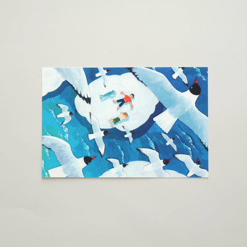 on the cloud」ポストカード | MAKIKO GOTO online gift 