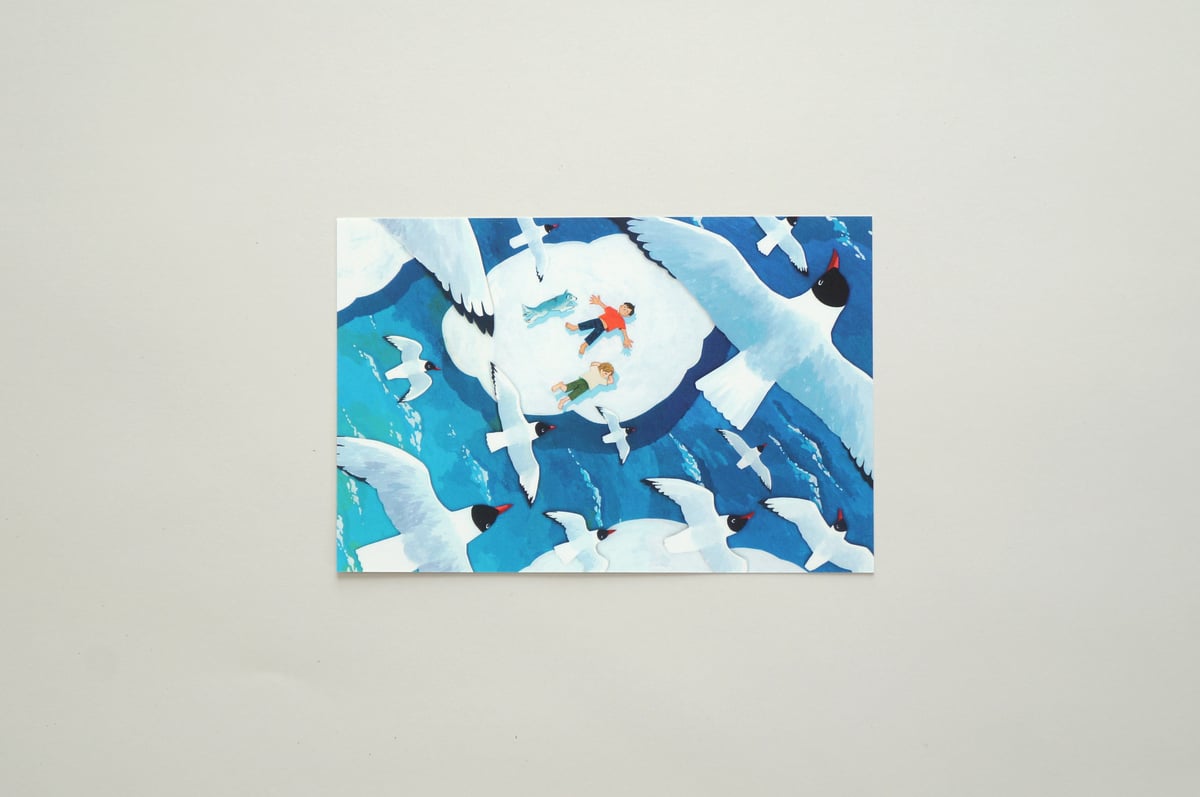on the cloud」ポストカード | MAKIKO GOTO online gift