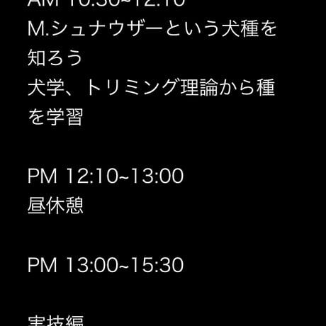 M.シュナウザーセミナー2025/2/20