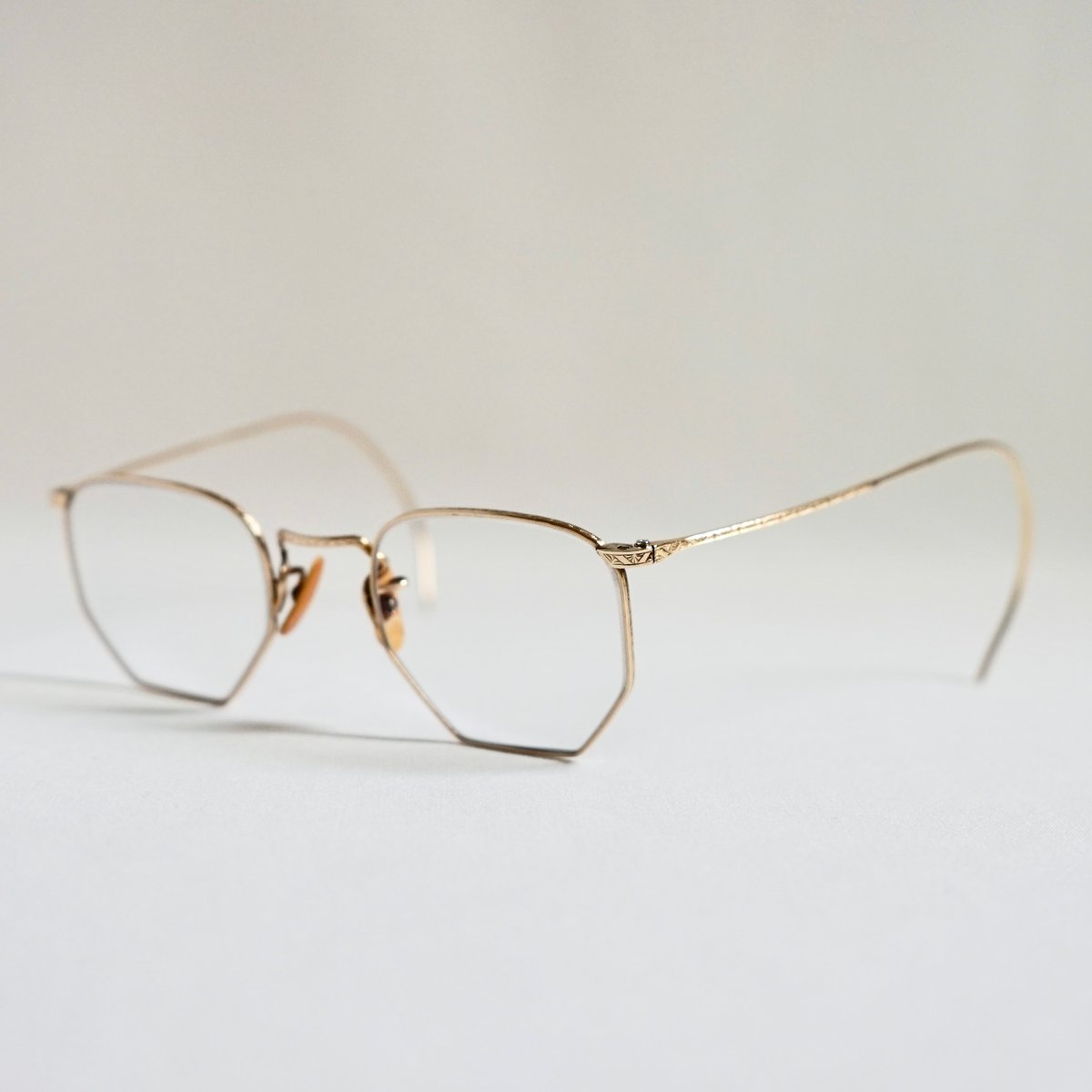 30s アメリカンオプティカル FUL-VUE リムレス 12KGF 眼鏡 1930s AMERICAN OPTICAL FUL-VUE 1/10 12KGF ( アメリ