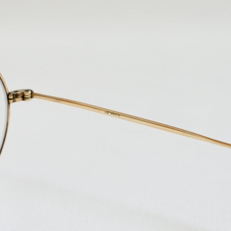 ALGHA 20 アルガワークス ヴィンテージ メガネ ケース付き M99 Deadstock】Vintage 1970's Algha Works 12KTGF Panto Round