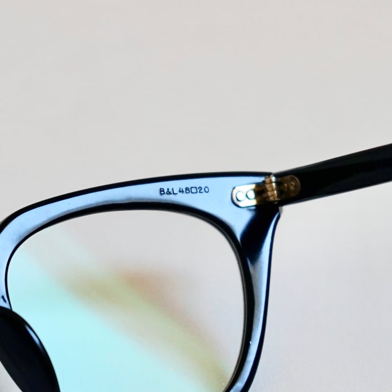 1950s Bausch&Lomb B&L “SAFETY” Dia Cross Black