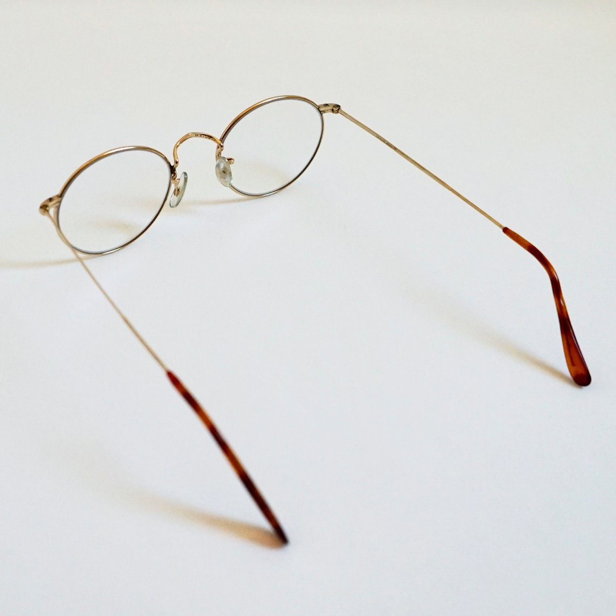 1980s SAVILE ROW Algha Works Metal OVAL Made in