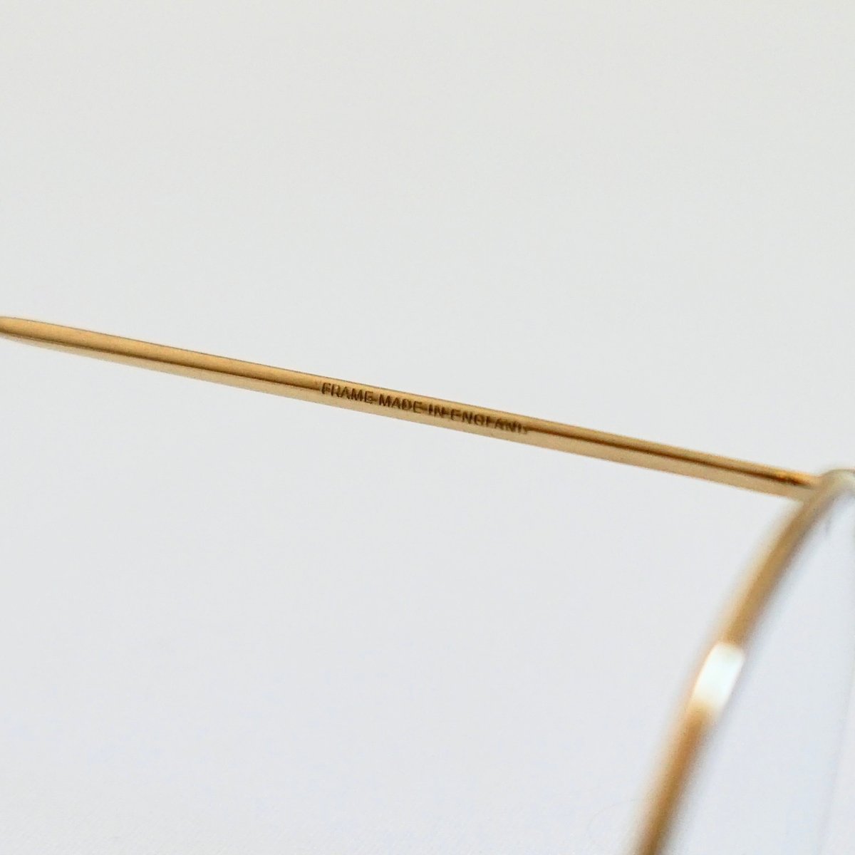 1980s SAVILE ROW Algha Works Metal OVAL Made in