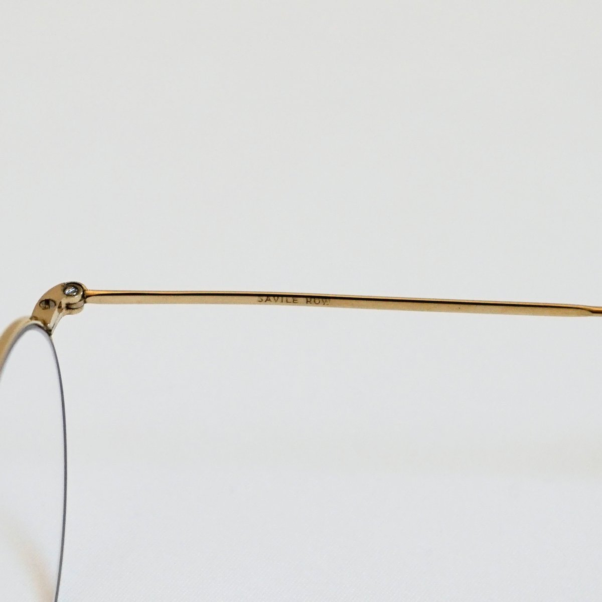 1980s SAVILE ROW Algha Works Metal OVAL Made in