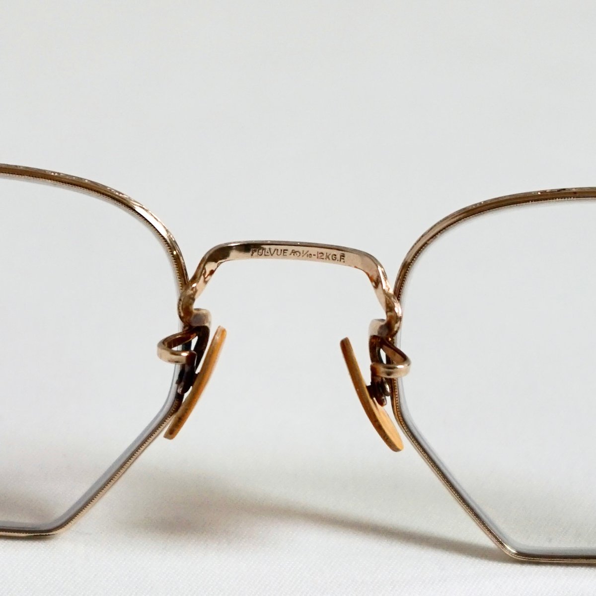 30s アメリカンオプティカル FUL-VUE リムレス 12KGF 眼鏡 1930s AMERICAN OPTICAL FUL-VUE 1/10 12KGF ( アメリ