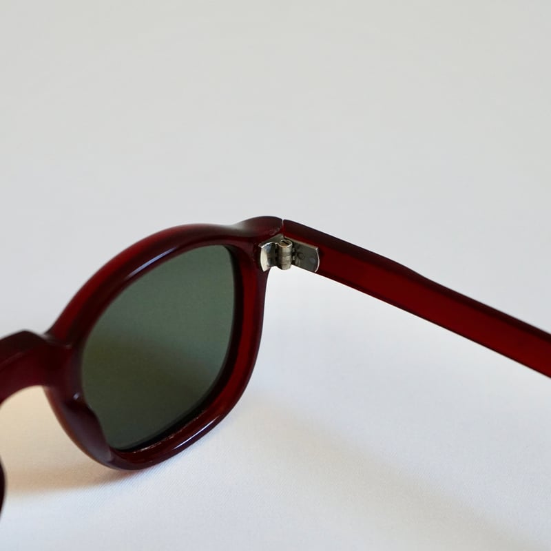 40s frame france フレームフランス ラウンド サングラス 黒 Frame France フランス製 ラウンド ヴィンテージサングラス メガネ