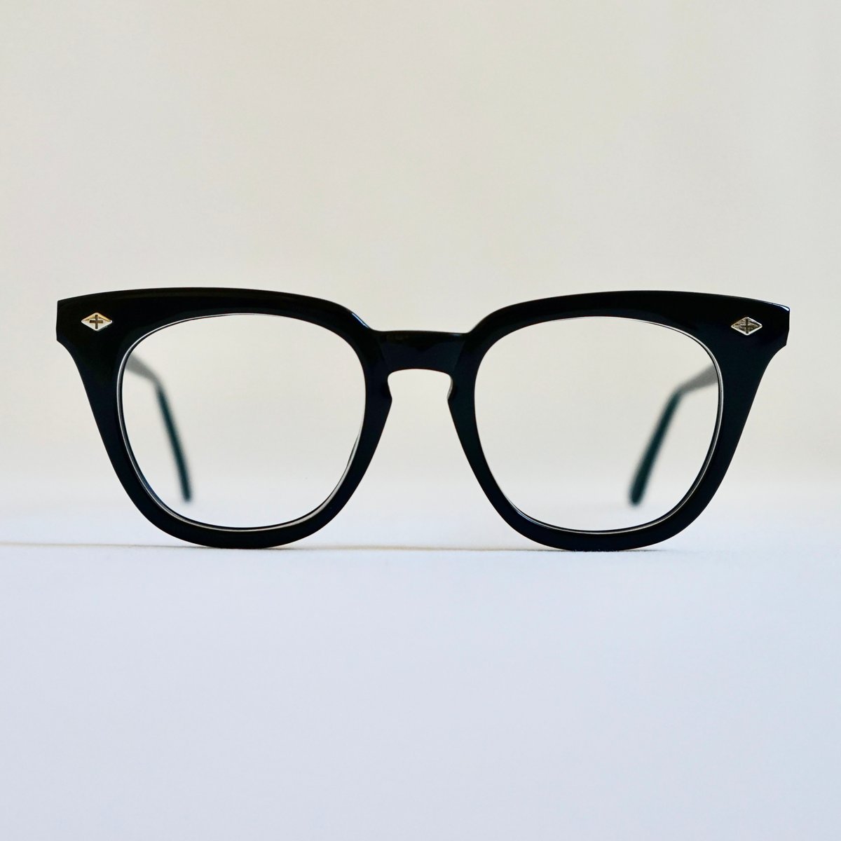 1950s Bausch&Lomb B&L “SAFETY” Dia Cross Black