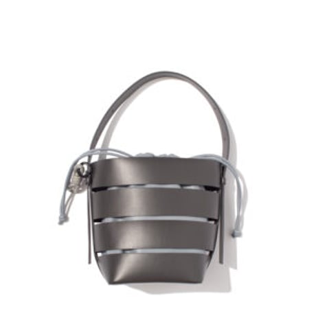 《F/CE.》TECH LEATHER CAGE BUCKET grey