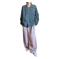 《F/CE.》RECYCLE OPEN COLLAR SHIRT