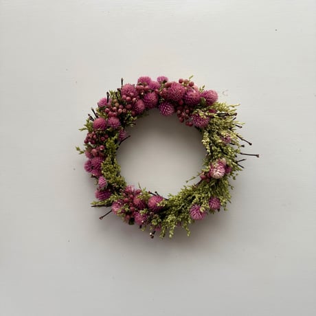 2025 Hana Tutumi かわきばな®リース-0３『春野原（はるのはら）』