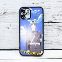 iPhone12用・宮古島まもるくん・後光きせかえスマホケース