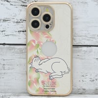 iPhone14Pro用着せ替えスマホケース・アンスリウム
