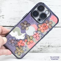 世界にひとつ！iPhone16Pro用レジンデコ付き着せ替えスマホケース・アパパネ＋No.94浮世絵ネコとレフア