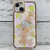 世界にひとつ！iPhone14用レジンデコ付き着せ替えスマホケース・ピカケ＆ピカケレイ