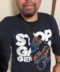 アフリカンプリント・スリングバッグ