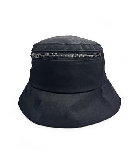 Embroidered Zip Bucket hat