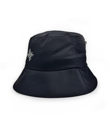 Embroidered Zip Bucket hat