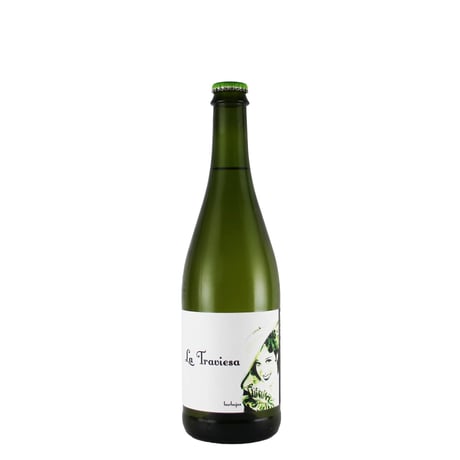 （白発泡）ラ トラヴィエサ ブルブハス 2022/バランコ オスクーロ（750ml）（商品の重さ1100g）