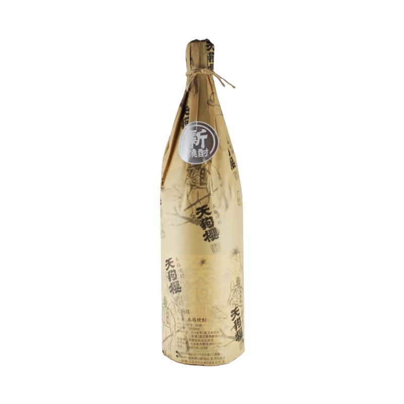 天狗櫻 新焼酎 25度（1.8L）（商品の重さ2700g） | ますな屋酒店