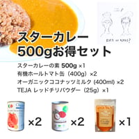 【 セット商品 】スターカレー 500gお得セット (商品の重さ2330g)