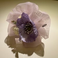 【Small/パープル】ブーケヘアクリップ